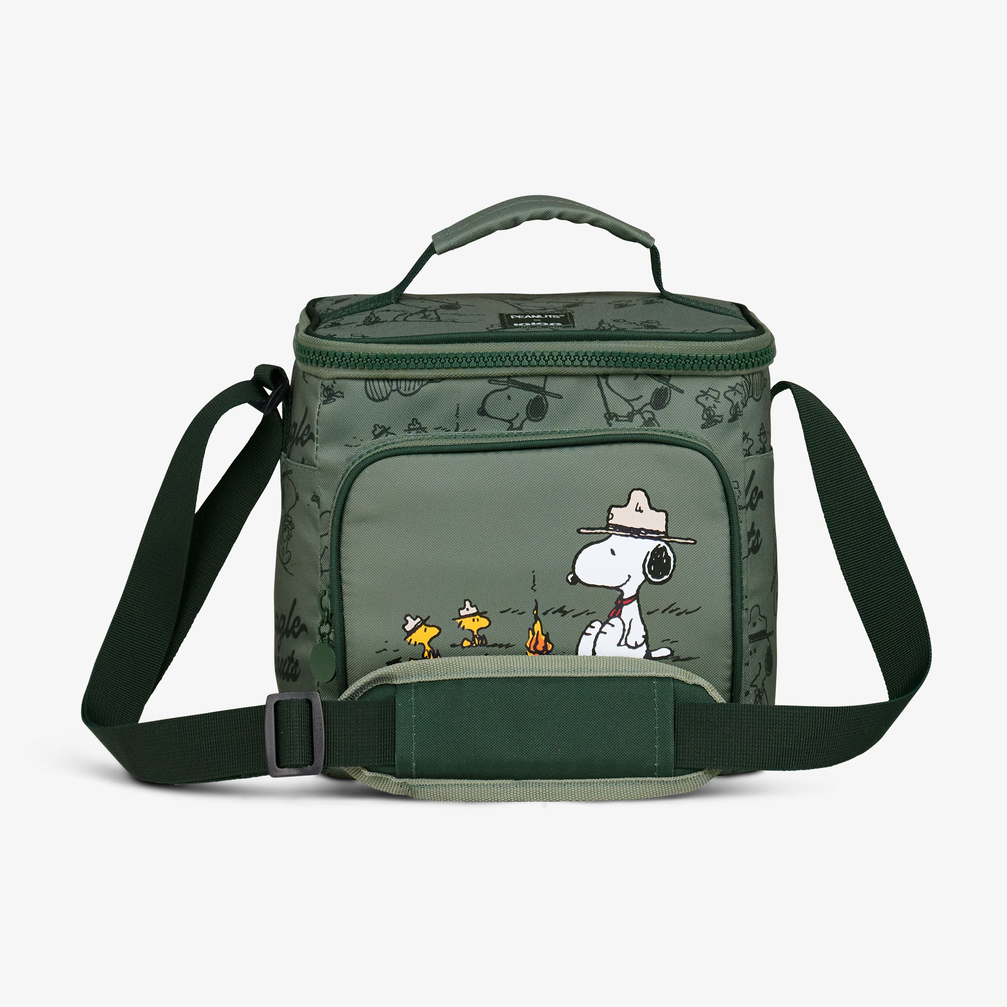 Bolsa térmica quadrada para lanche Peanuts Escoteiros Beagle