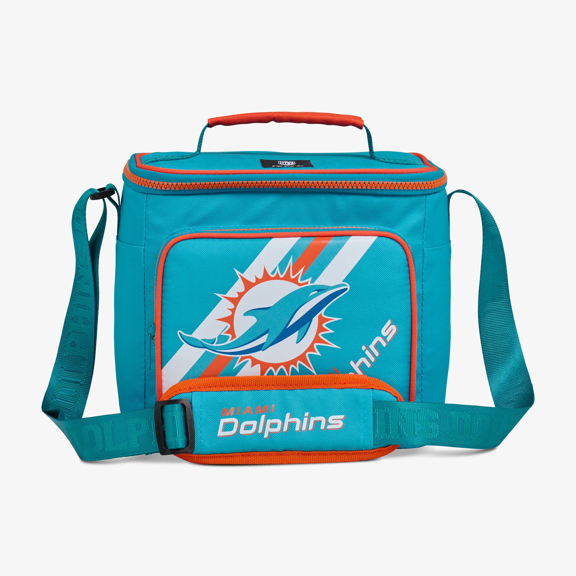 Bolsa térmica quadrada para lanche Miami Dolphins