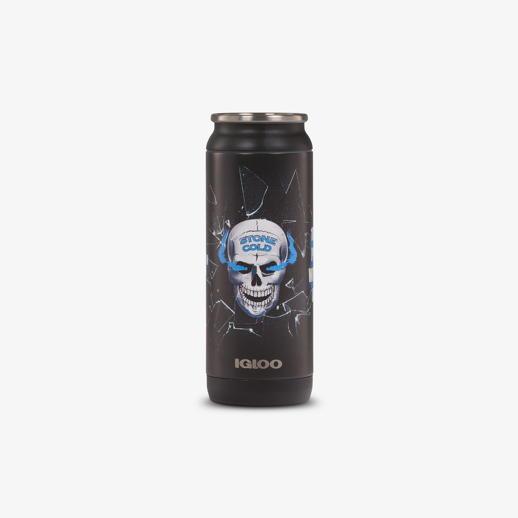 Copo térmico em formato de lata WWE “Stone Cold” Steve Austin de 16 oz