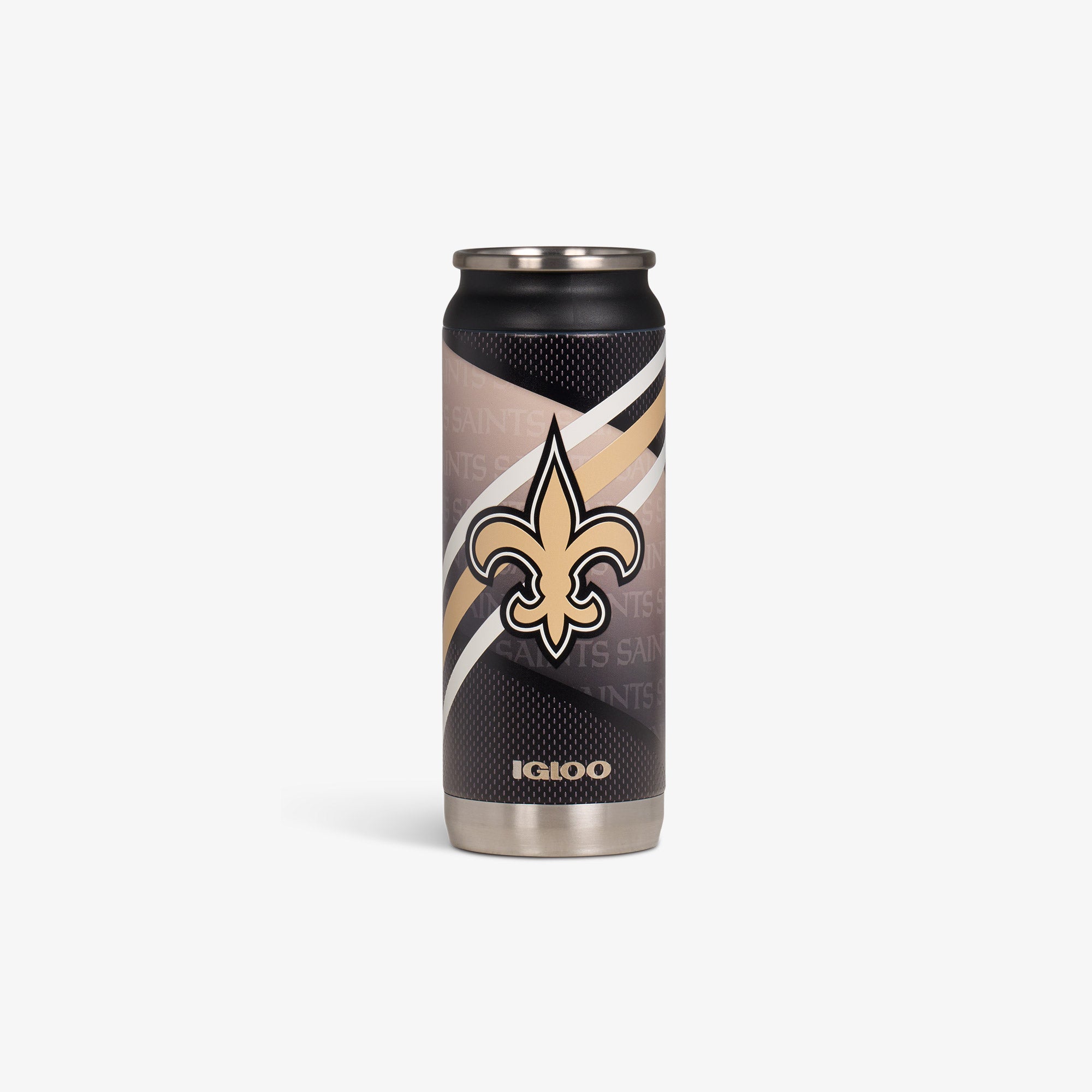 Copo térmico em formato de lata New Orleans Saints de 16 oz