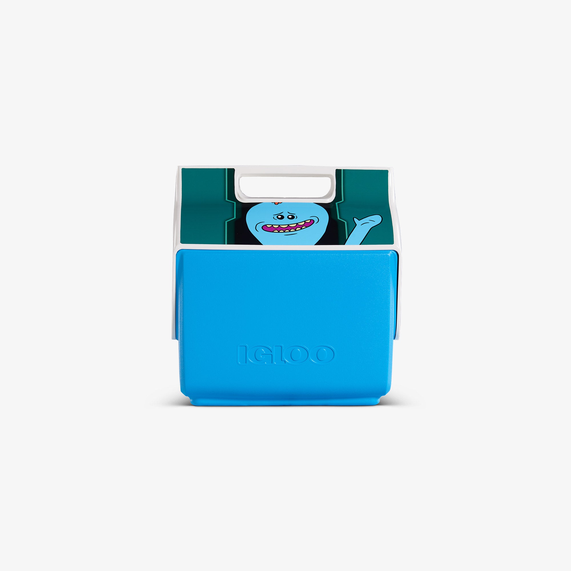 Caixa térmica Rick and Morty Mr. Meeseeks Box Little Playmate de 7 qt