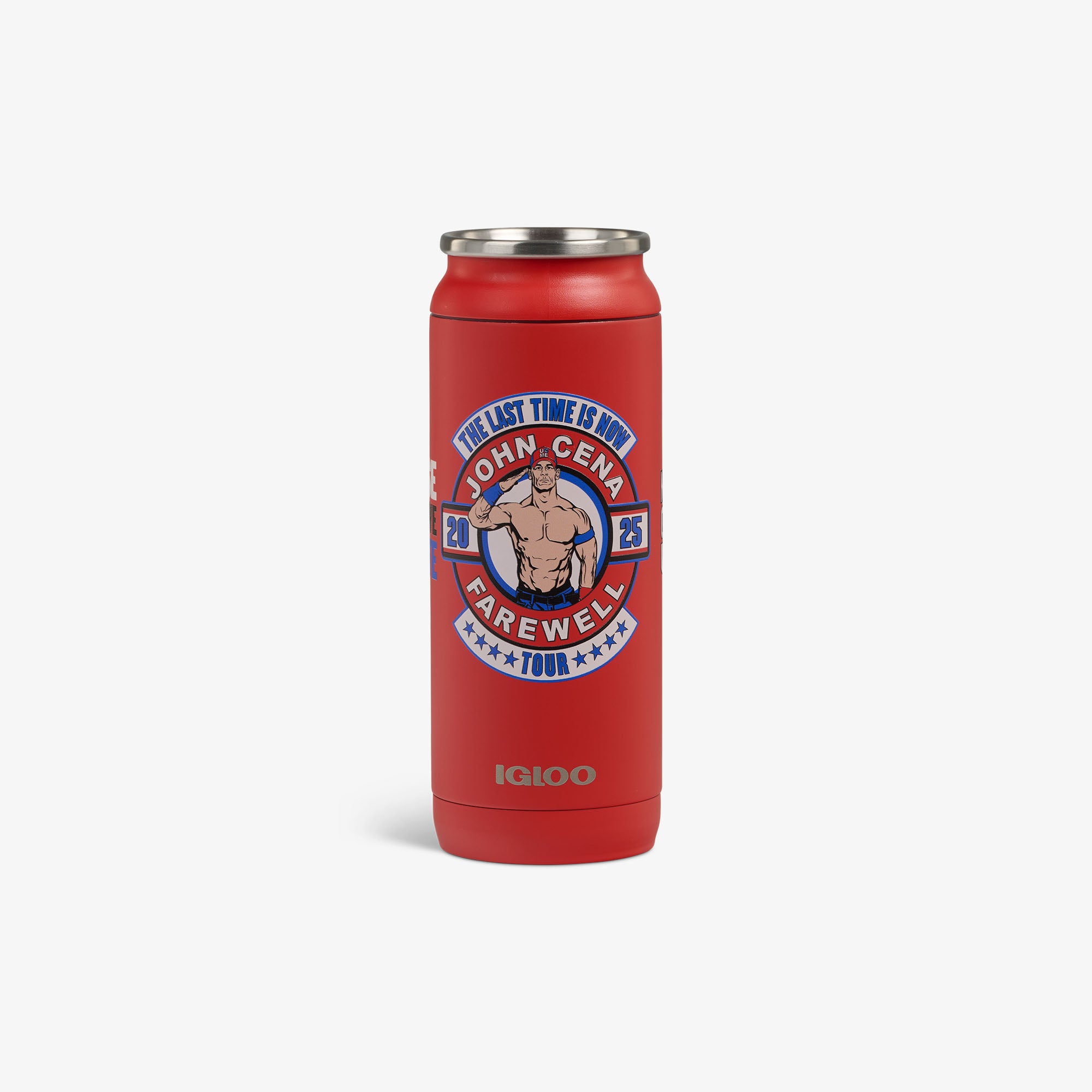 Copo térmico em formato de lata WWE John Cena Turnê de Despedida de 16 oz