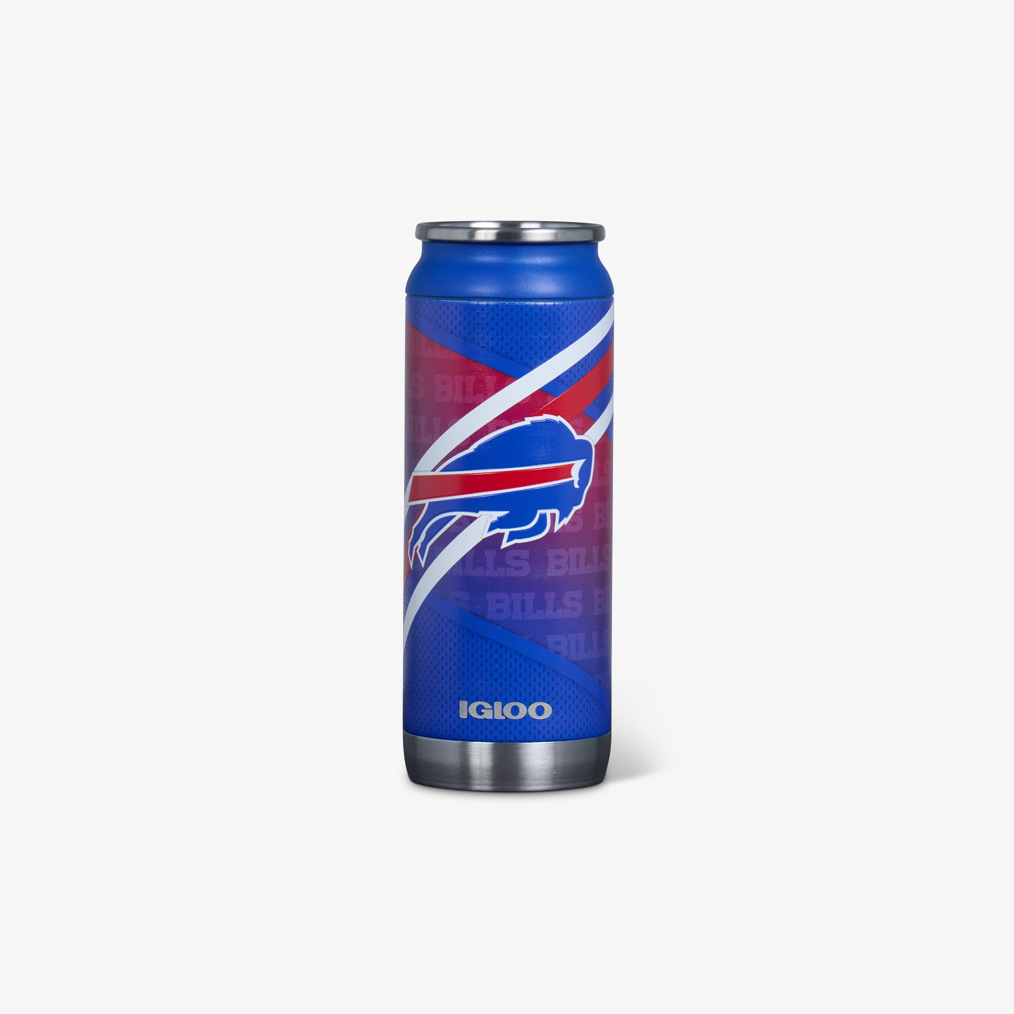 Copo térmico em formato de lata Buffalo Bills de 16 oz