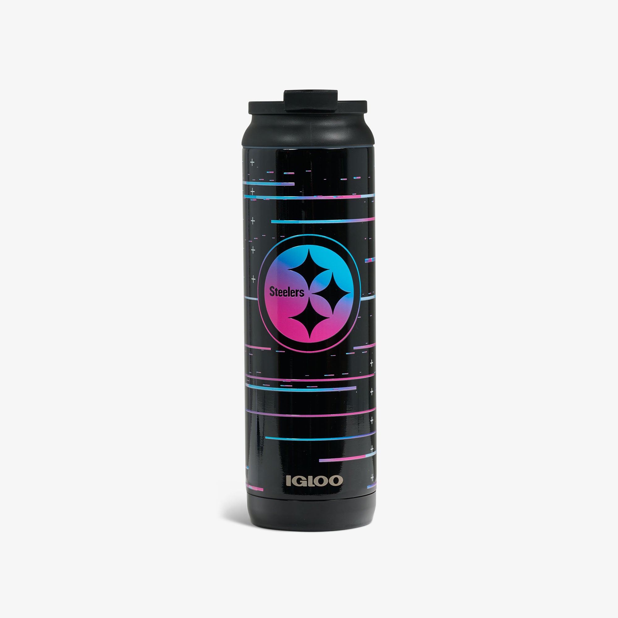 Copo térmico Flip ‘n’ Sip NFL Neon Pittsburgh Steelers de 20 oz