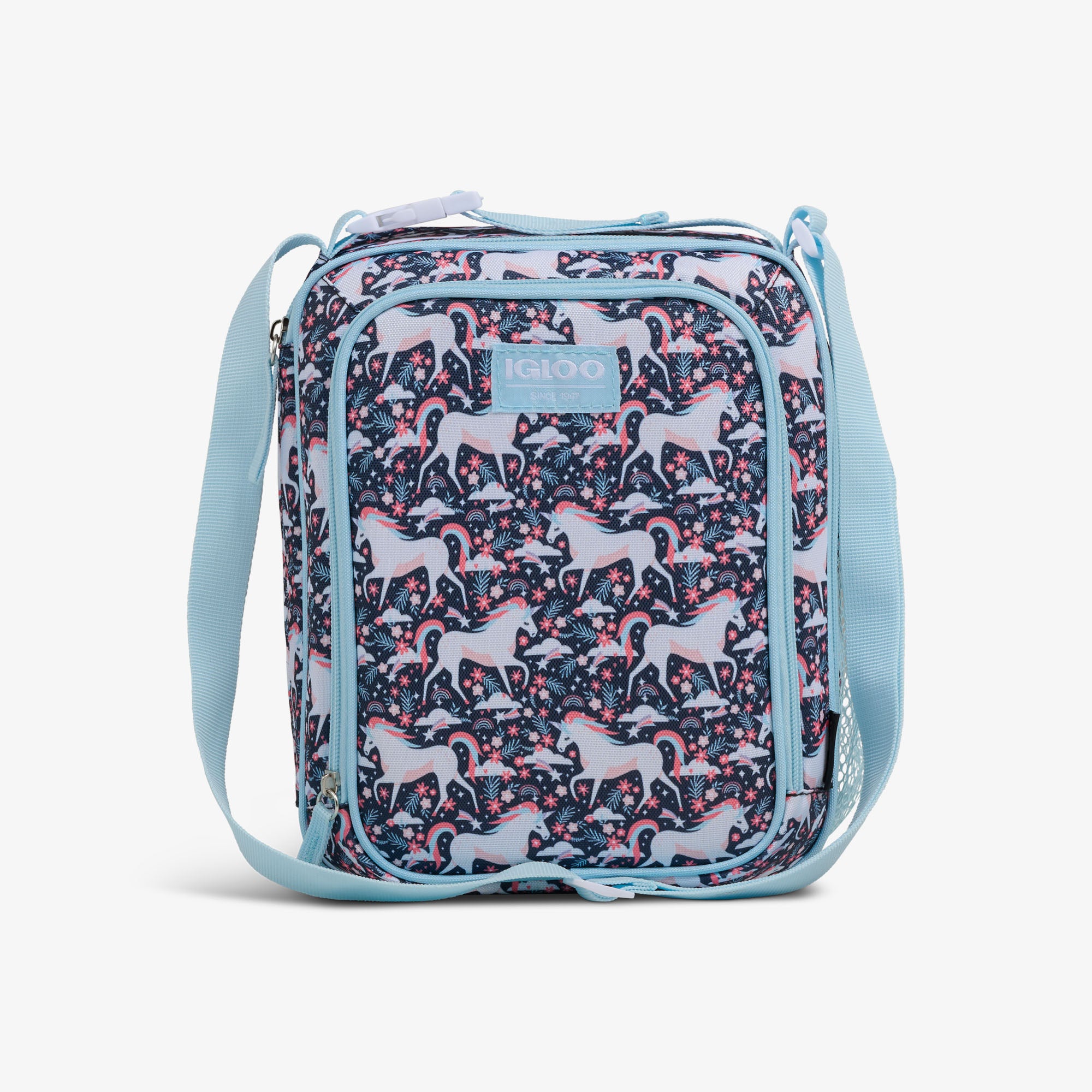 Bolsa térmica infantil vertical para lanche + marmita bento