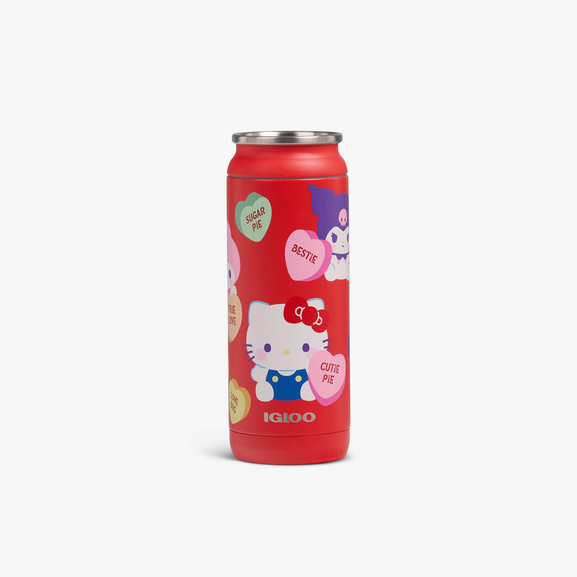 Copo térmico em formato de lata Hello Kitty® e Amigos x Doces Sweethearts® de 16 oz