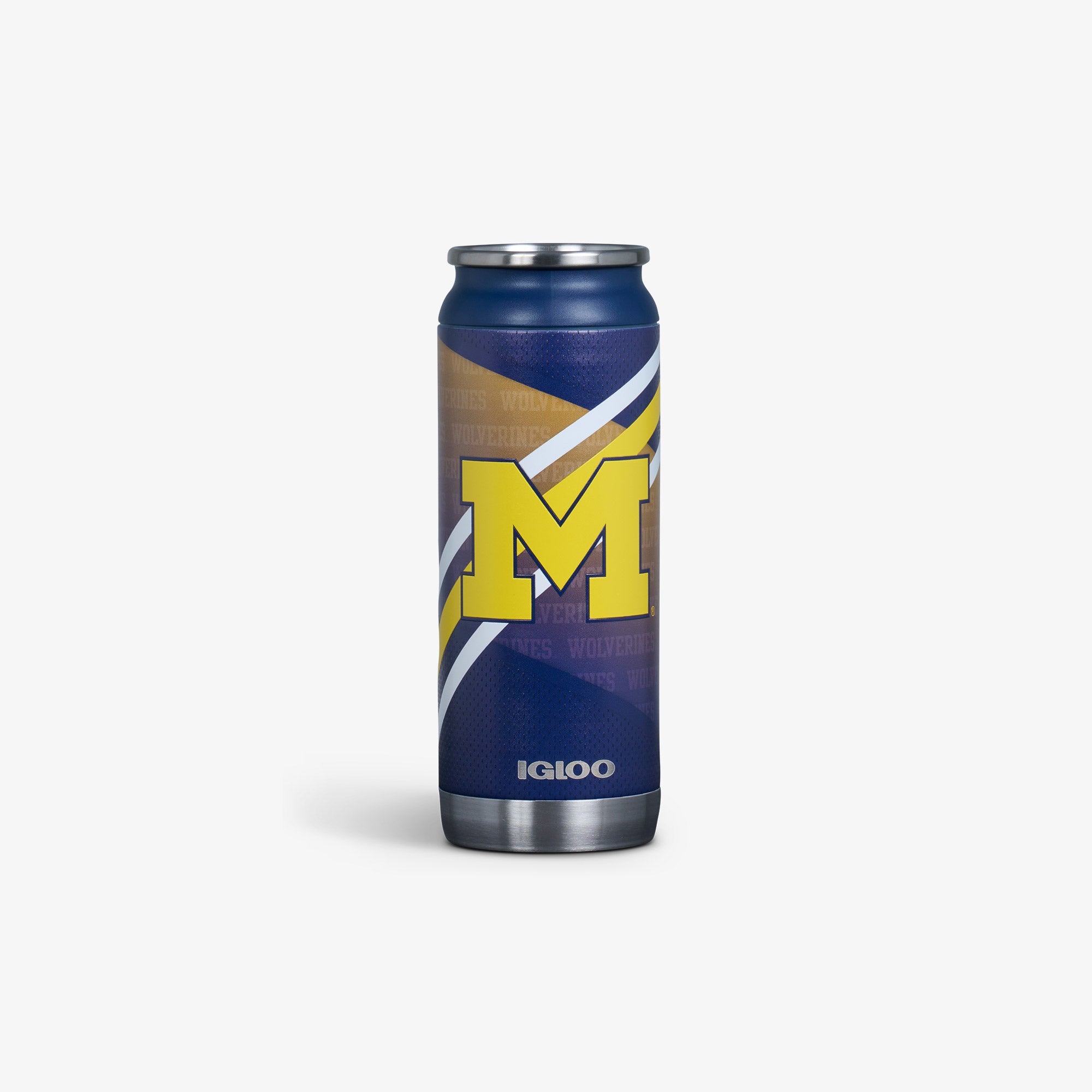 Copo térmico em formato de lata University of Michigan™ de 16 oz