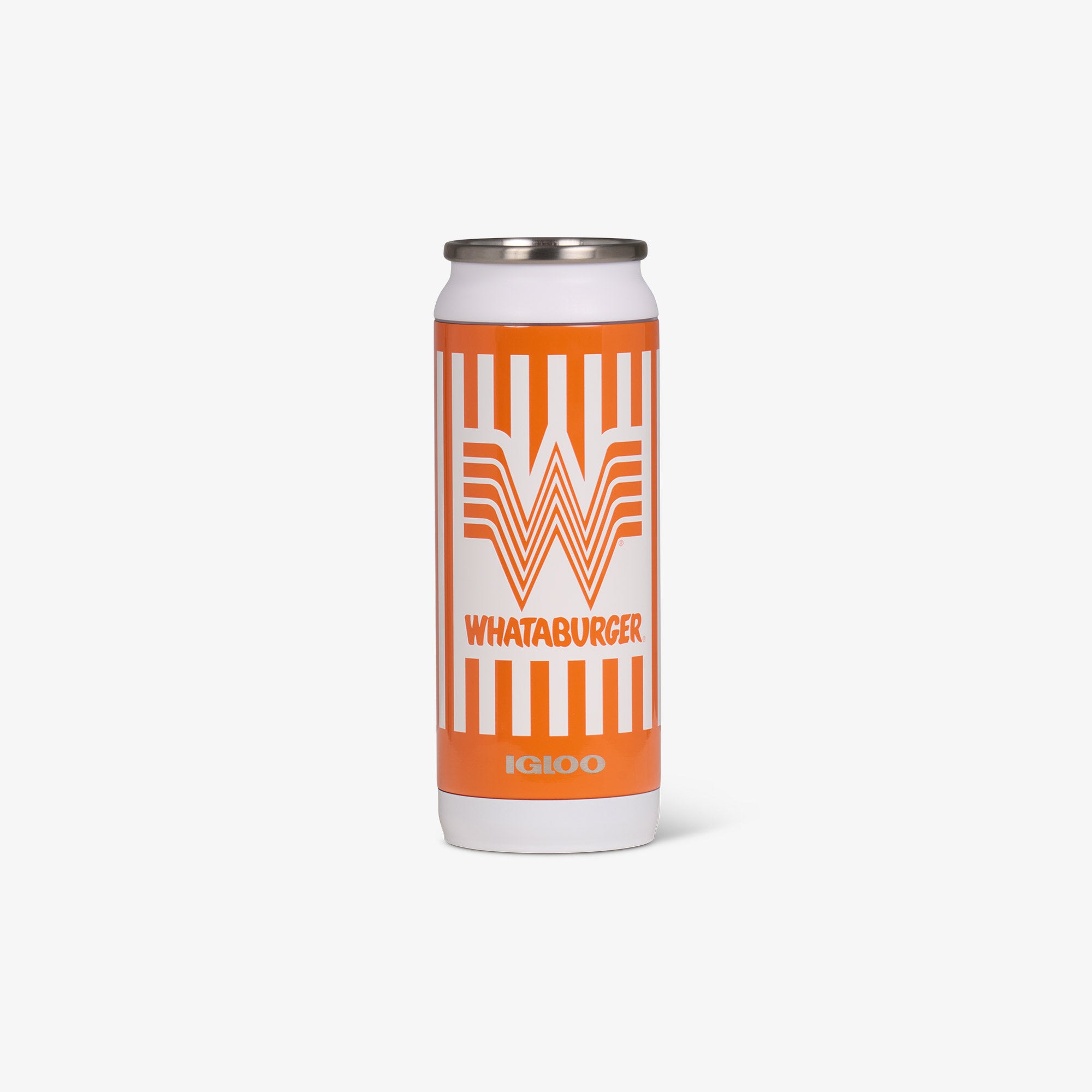 Copo térmico em formato de lata Whataburger de 16 oz