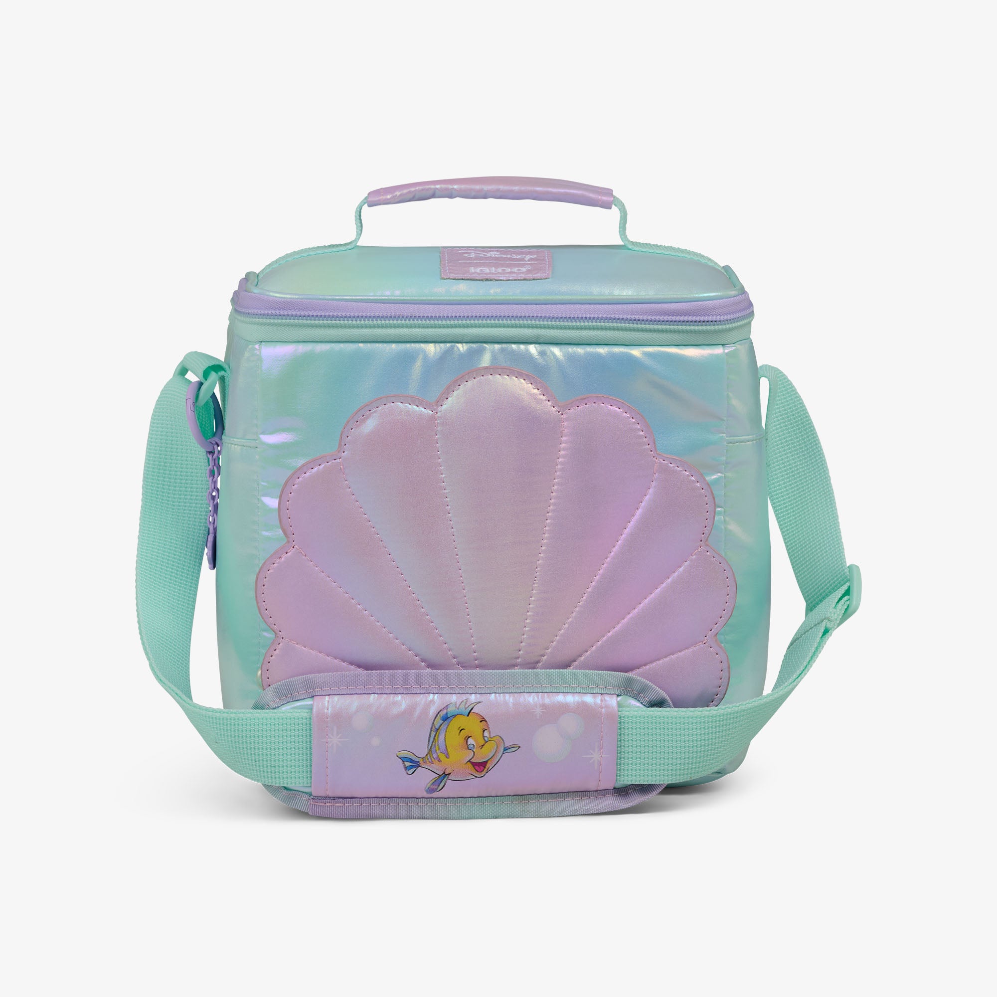 Bolsa térmica quadrada para lanche Disney A Pequena Sereia Concha