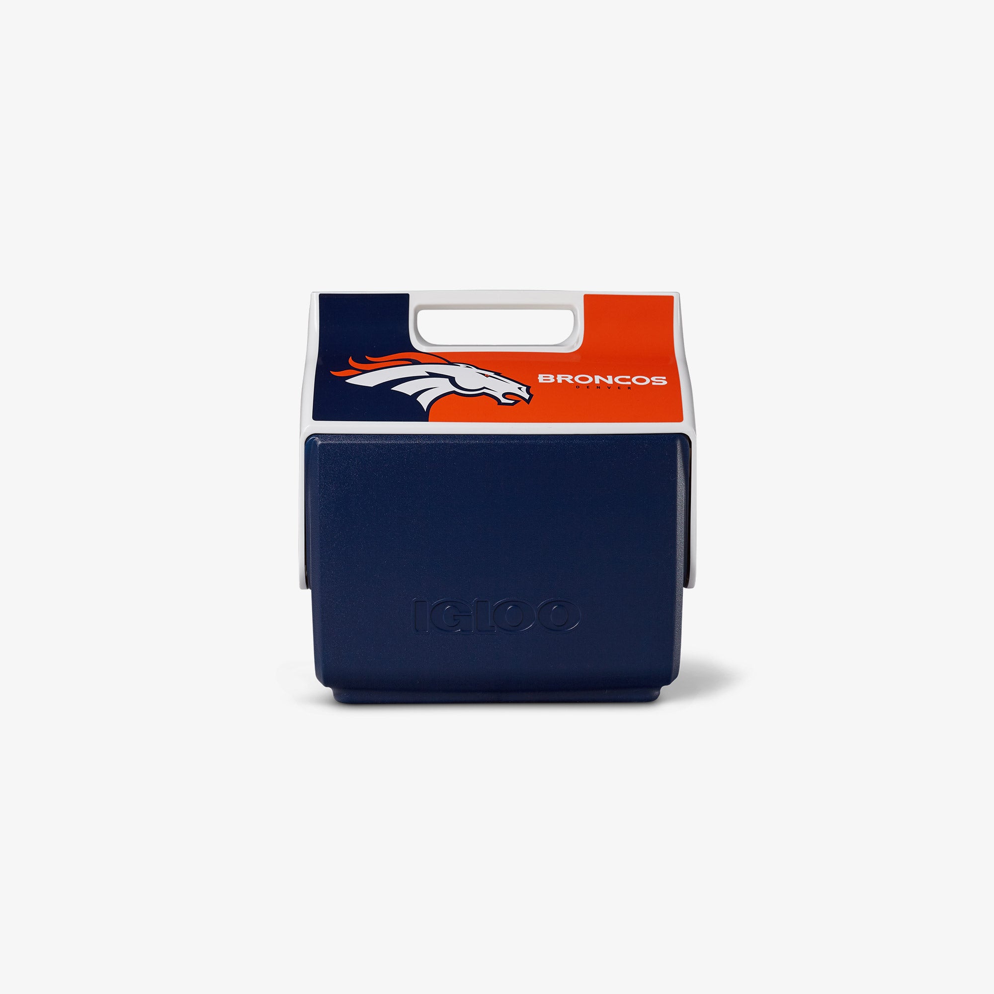 Caixa térmica Denver Broncos Little Playmate de 7 qt