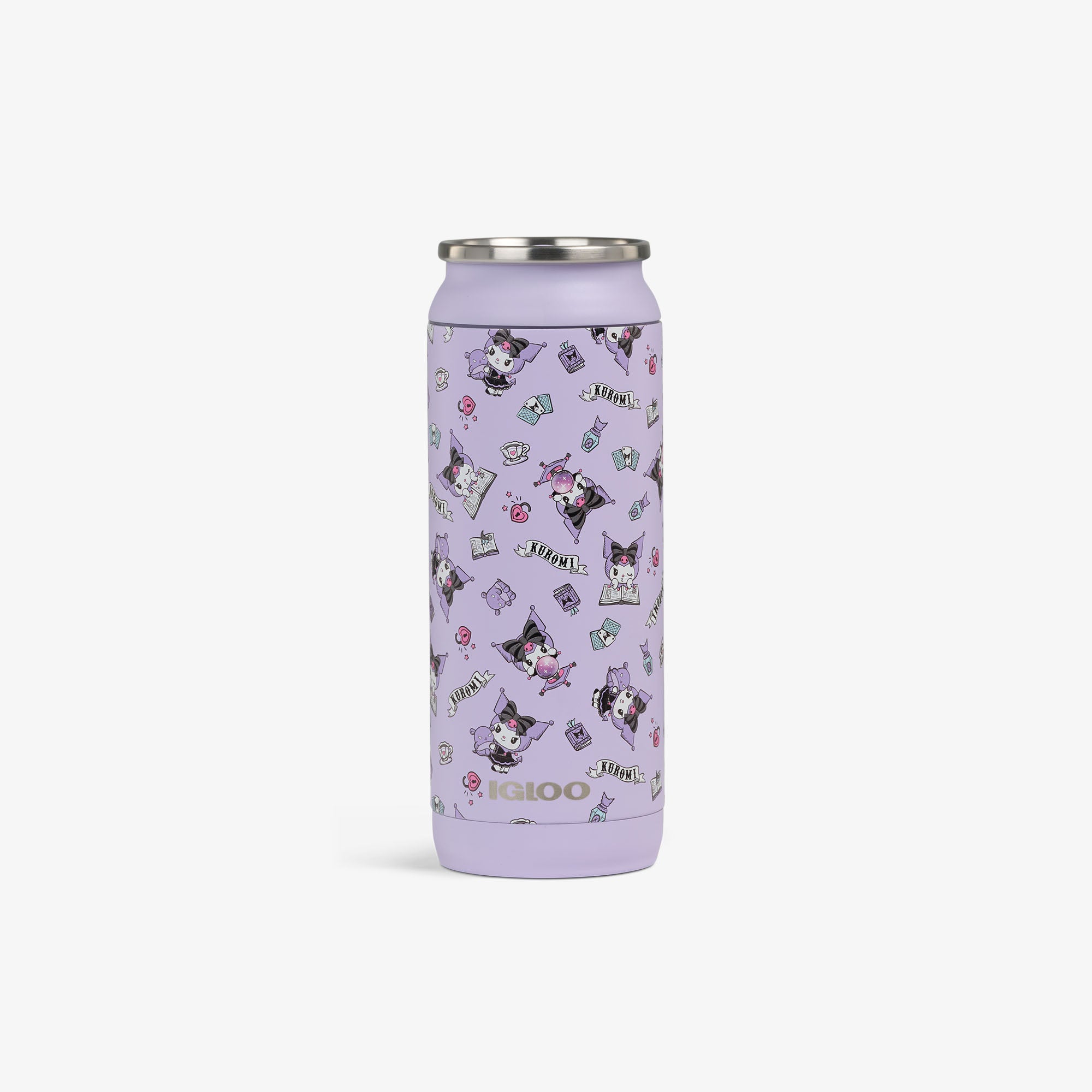 Copo térmico em formato de lata Kuromi™ de 16 oz