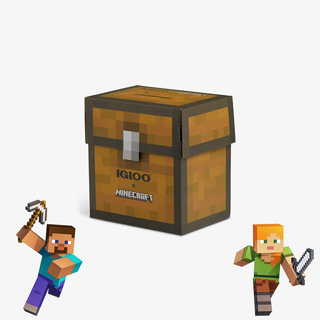 Caixa térmica Minecraft Caixa Misteriosa Little Playmate de 7 qt