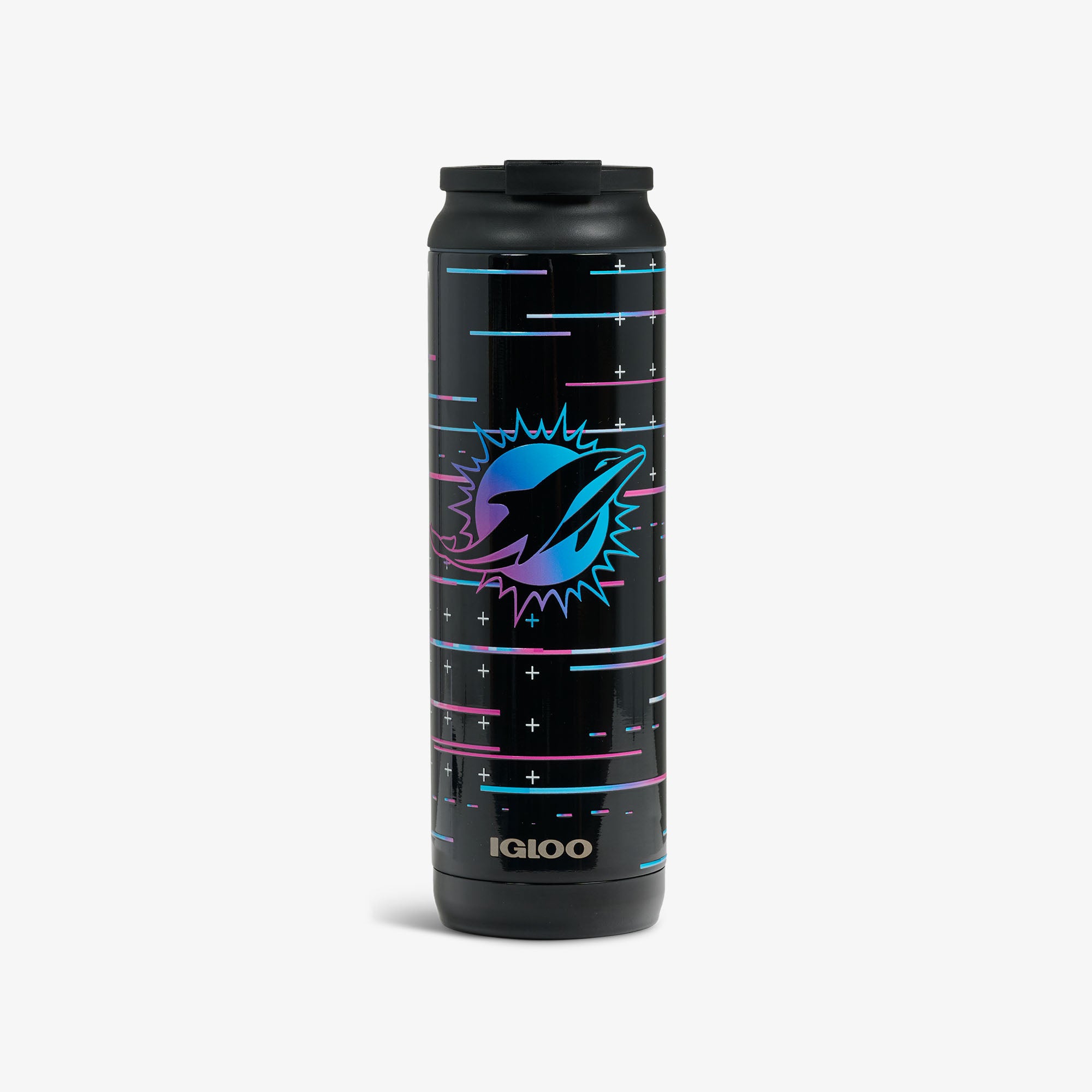 Copo térmico Flip ‘n’ Sip NFL Neon Miami Dolphins de 20 oz