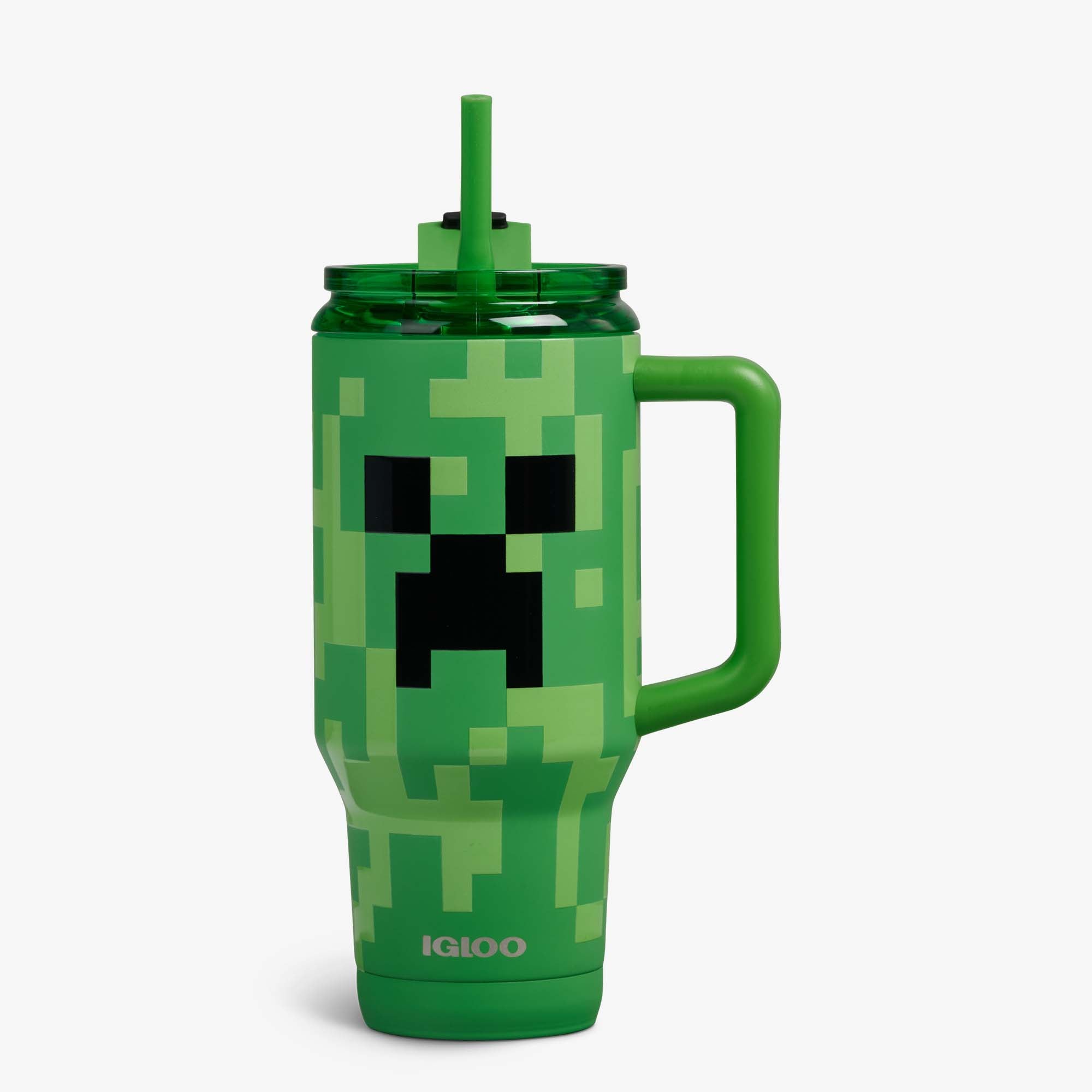 Caneca térmica de viagem Minecraft Creeper de 32 oz