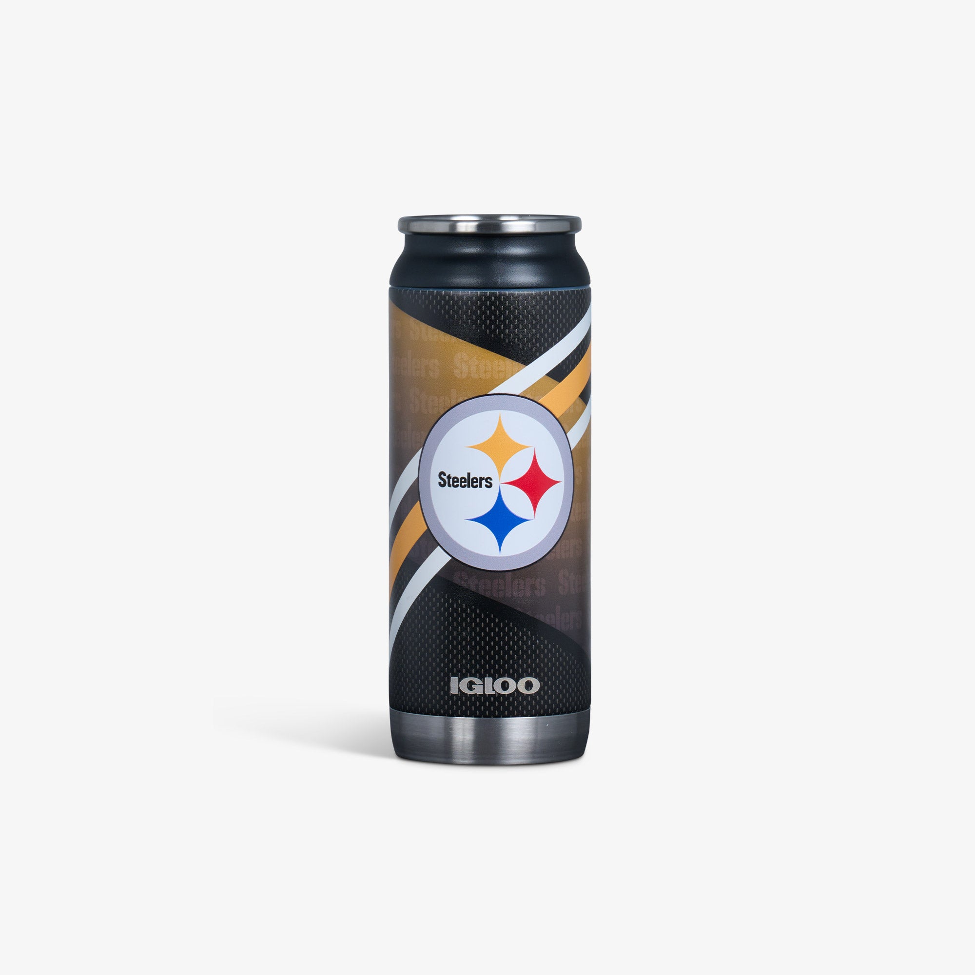 Copo térmico em formato de lata Pittsburgh Steelers de 16 oz