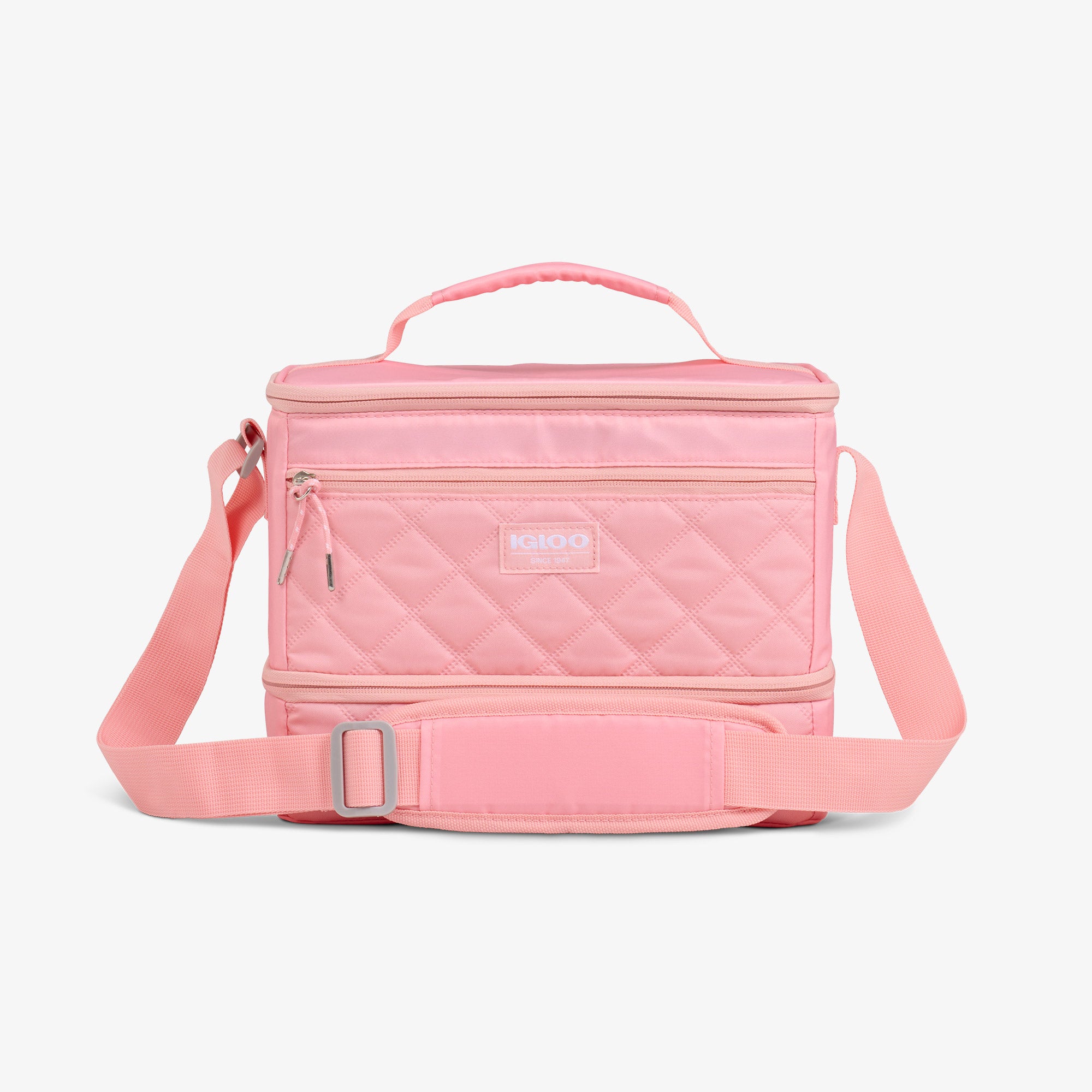 Bolsa térmica quadrada para lanche MaxCold DUO com Dois Compartimentos