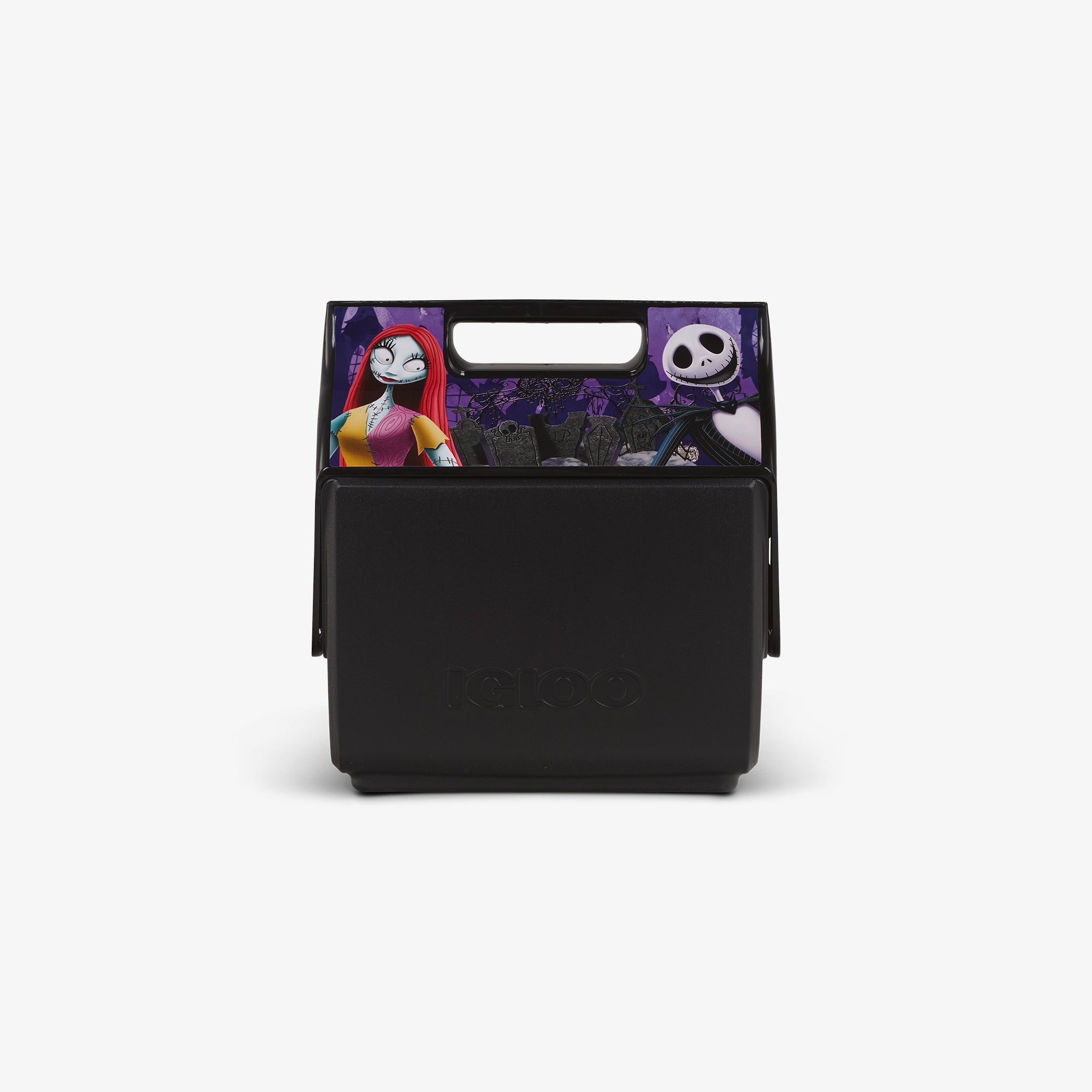 Caixa térmica Disney O Estranho Mundo de Jack, de Tim Burton Jack Skellington & Sally Little Playmate de 7 qt