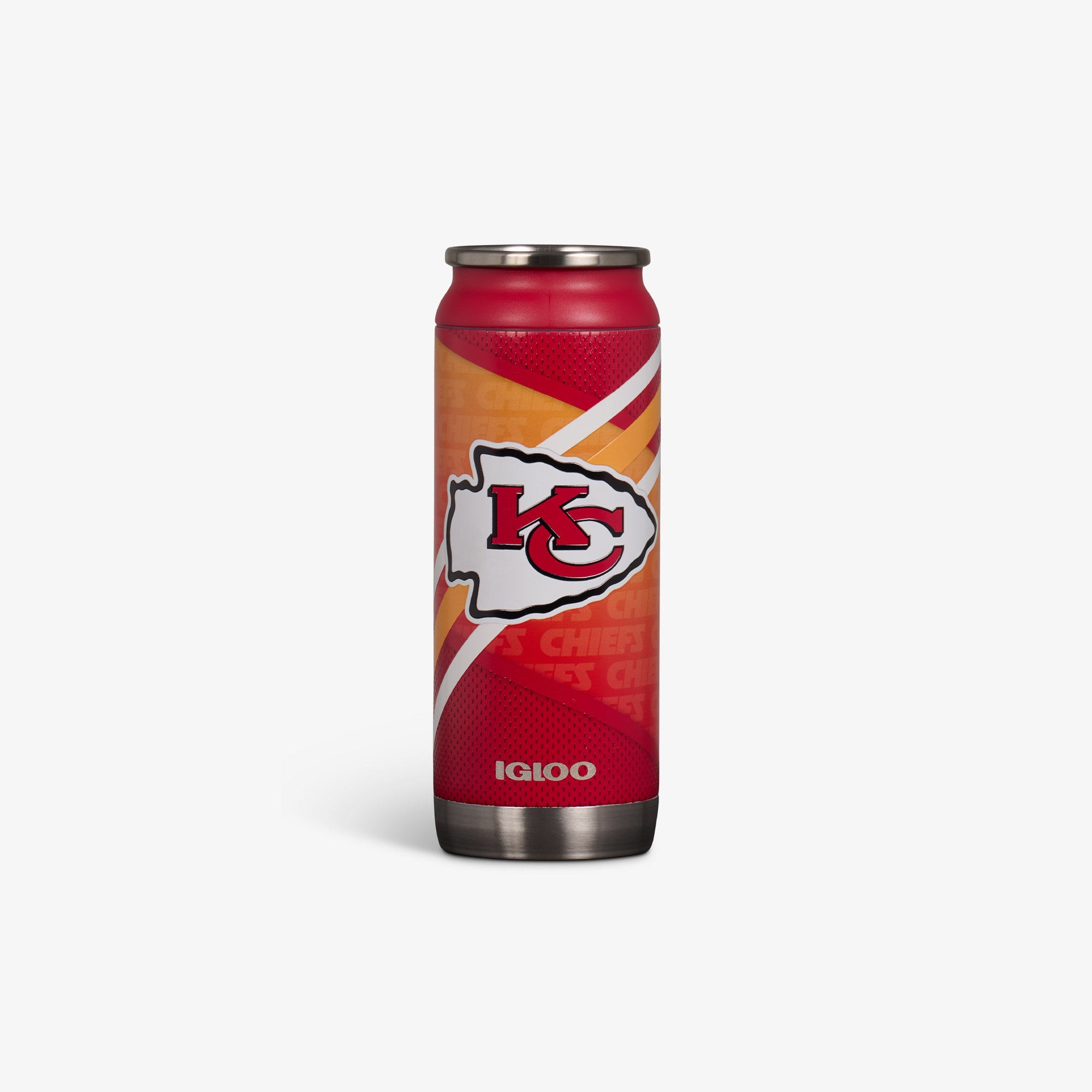 Copo térmico em formato de lata Kansas City Chiefs de 16 oz