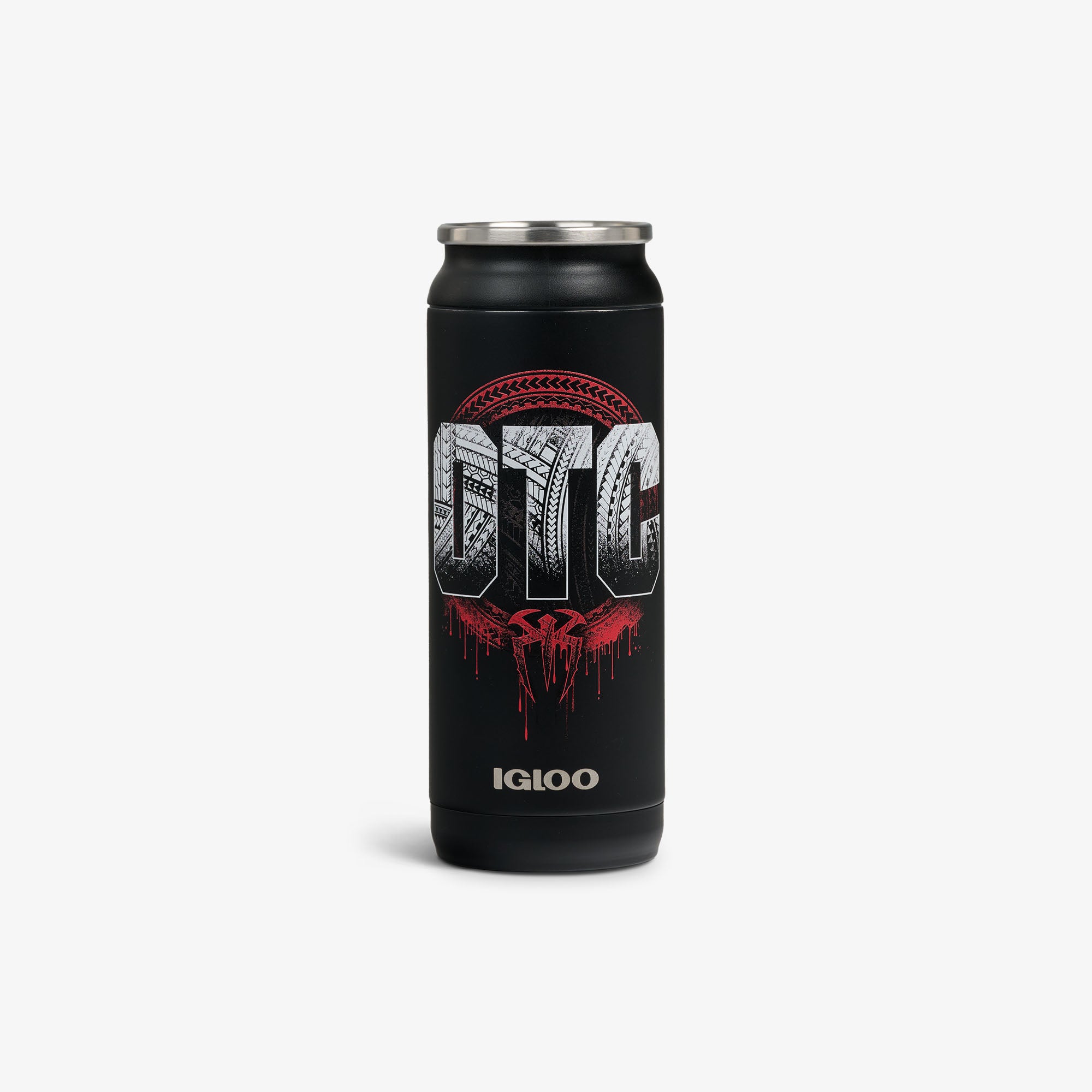 Copo térmico em formato de lata WWE Roman Reigns de 16 oz