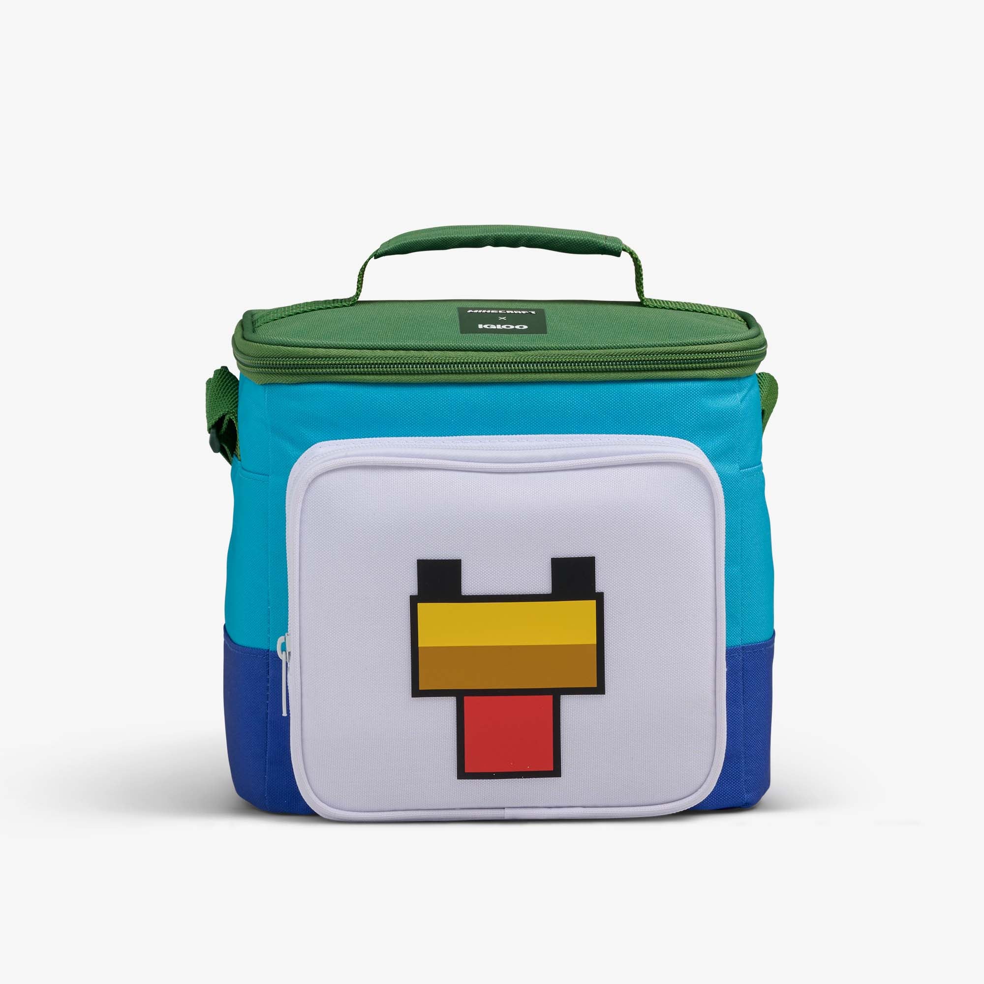 Bolsa térmica quadrada para lanche Minecraft Chicken Jockey