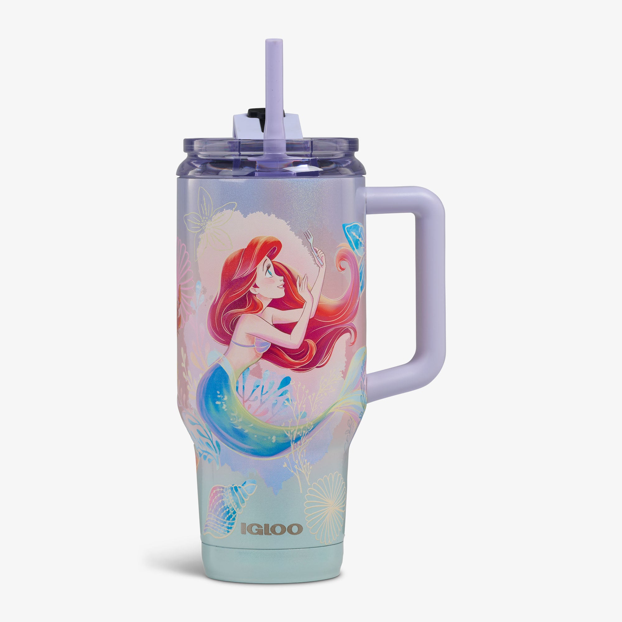 Caneca térmica de viagem Disney A Pequena Sereia de 32 oz